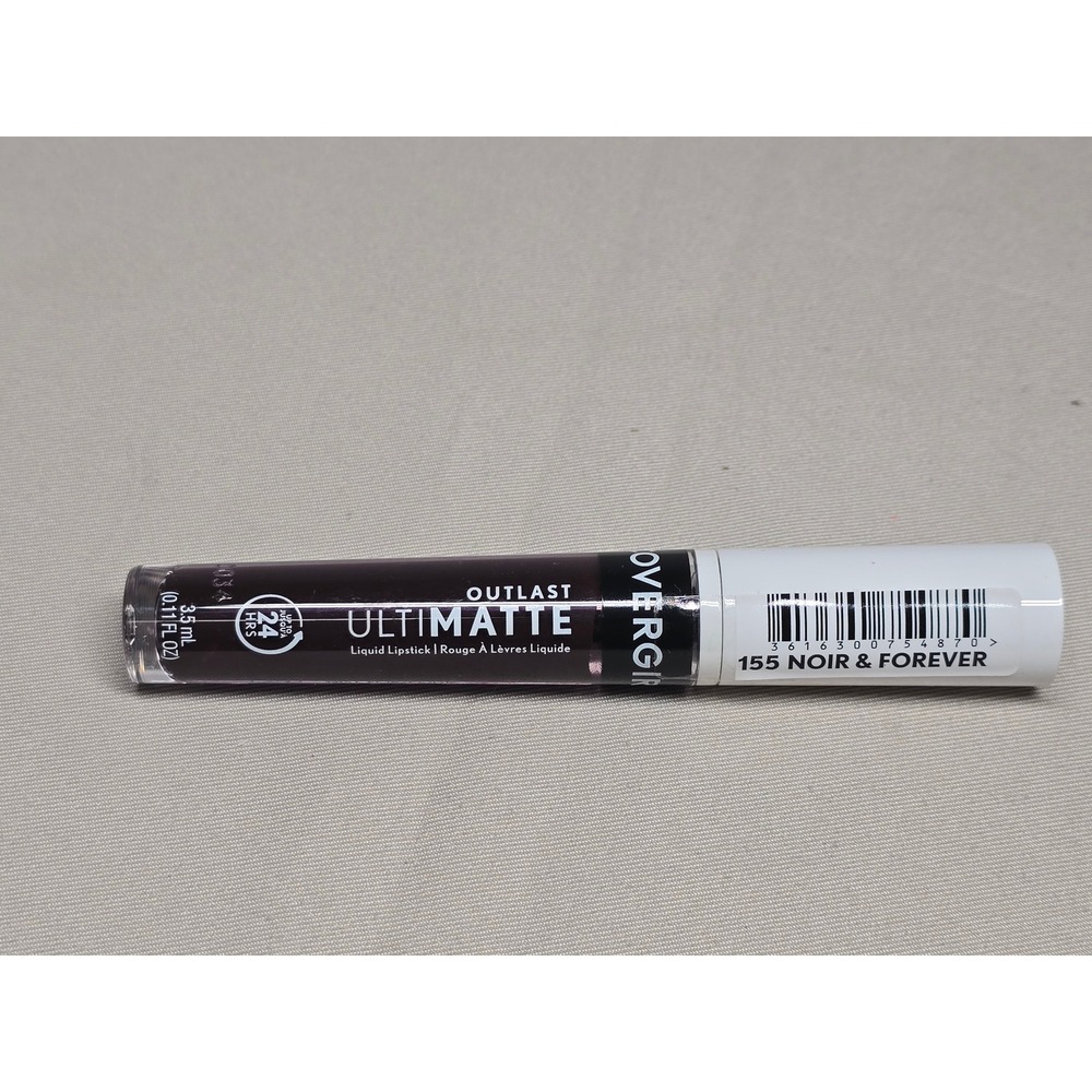 Covergirl Outlast UltiMatte Liquid Lipstick 155 Noir & Forever